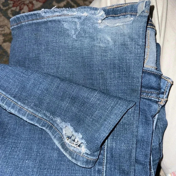 Levi Strauss Signature 529 Women Blue Bootcut Wide Leg Curvy Denim Jean Size 10 - Picture 6 of 6